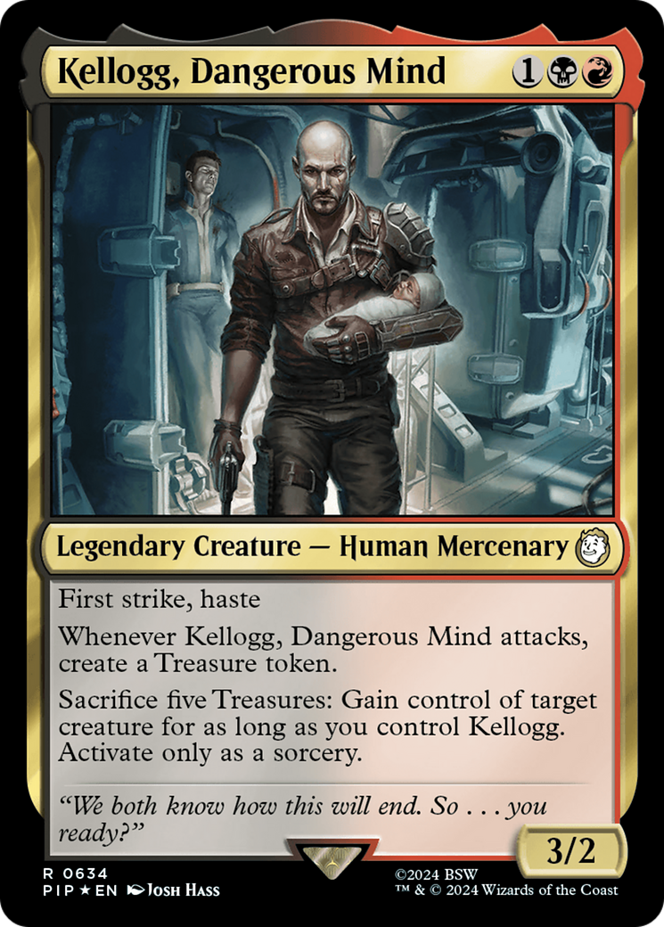 Kellogg, Dangerous Mind (Surge Foil) [Fallout] | The CG Realm