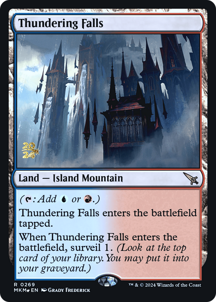 Thundering Falls [Murders at Karlov Manor Prerelease Promos] | The CG Realm