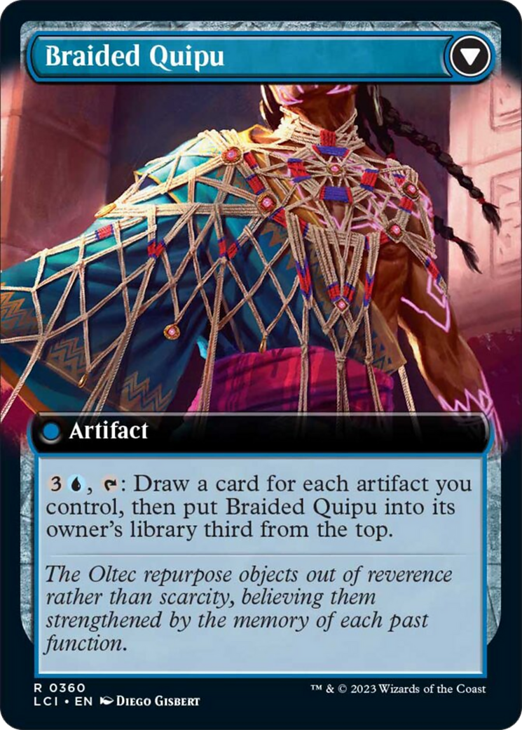 Braided Net // Braided Quipu (Extended Art) [The Lost Caverns of Ixalan] | The CG Realm