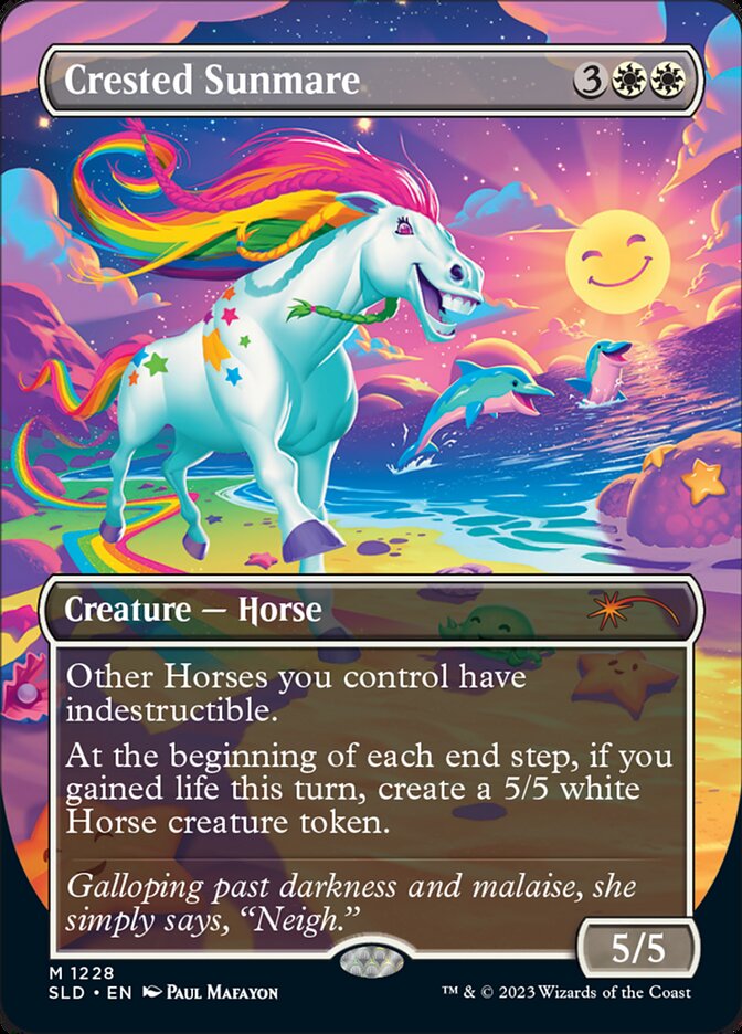 Crested Sunmare (Borderless) [Secret Lair Drop Series] | The CG Realm