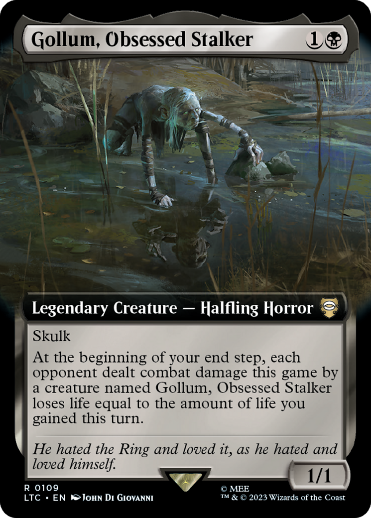 Gollum, Obsessed Stalker (Extended Art) [The Lord of the Rings: Tales of Middle-Earth Commander] | The CG Realm