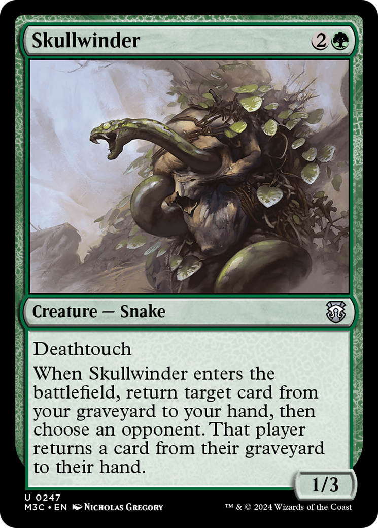 Skullwinder (Ripple Foil) [Modern Horizons 3 Commander] | The CG Realm