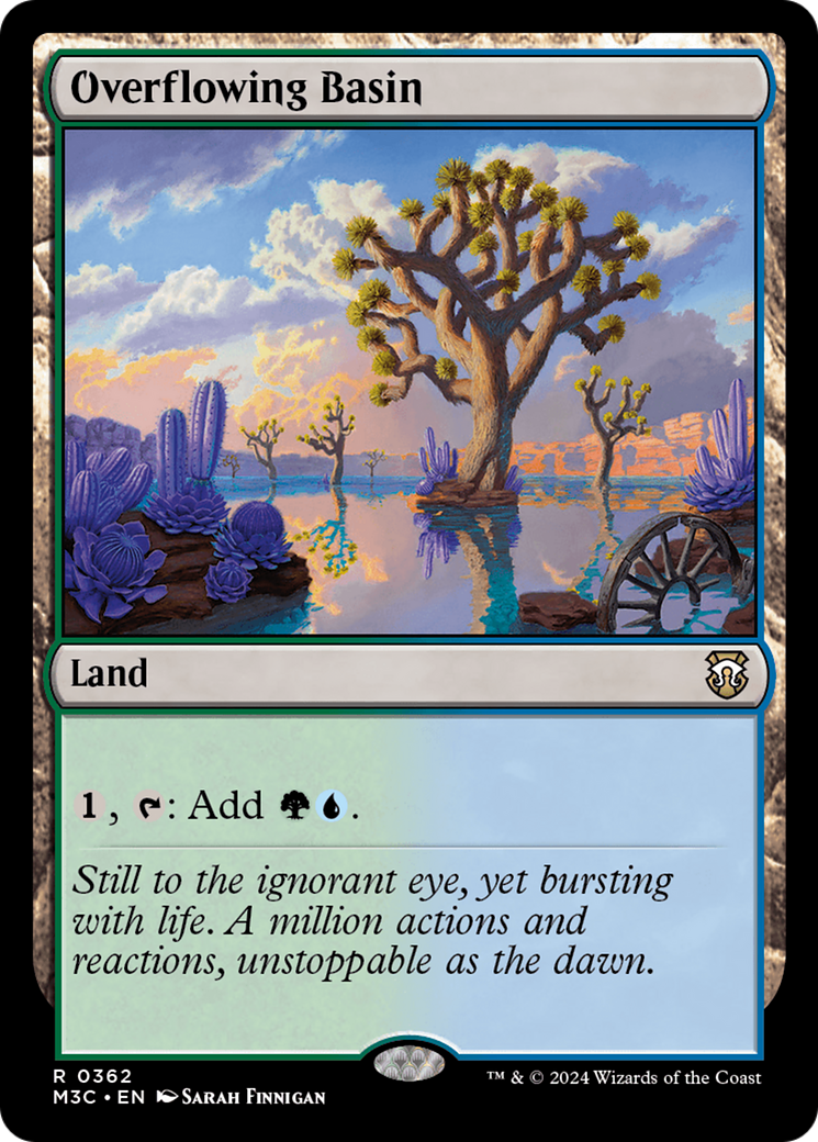 Overflowing Basin (Ripple Foil) [Modern Horizons 3 Commander] | The CG Realm