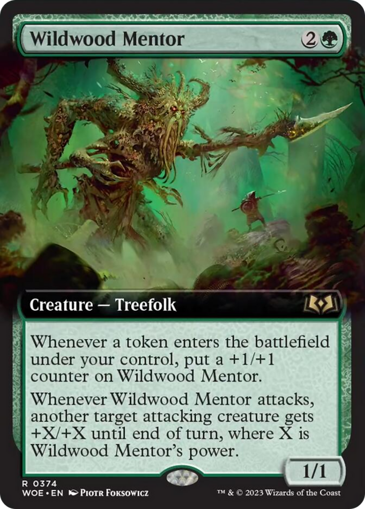 Wildwood Mentor (Extended Art) [Wilds of Eldraine] | The CG Realm