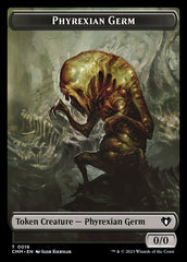 Human Soldier // Phyrexian Germ Double-Sided Token [Commander Masters Tokens] | The CG Realm