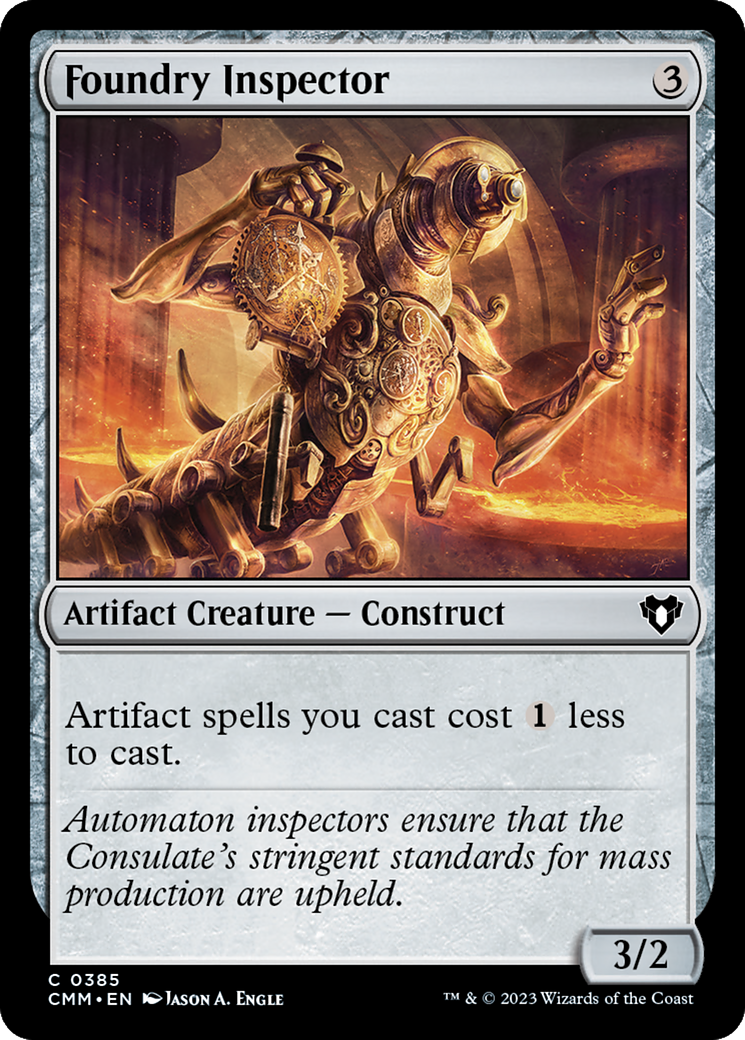 Foundry Inspector [Commander Masters] | The CG Realm