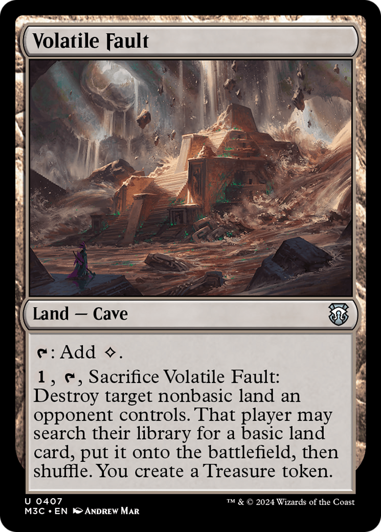 Volatile Fault (Ripple Foil) [Modern Horizons 3 Commander] | The CG Realm