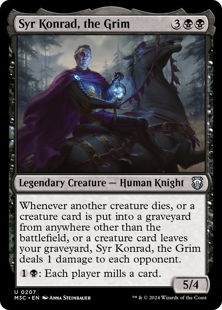 Syr Konrad, the Grim (Ripple Foil) [Modern Horizons 3 Commander] | The CG Realm