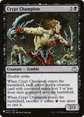 Crypt Champion [The List Reprints] | The CG Realm