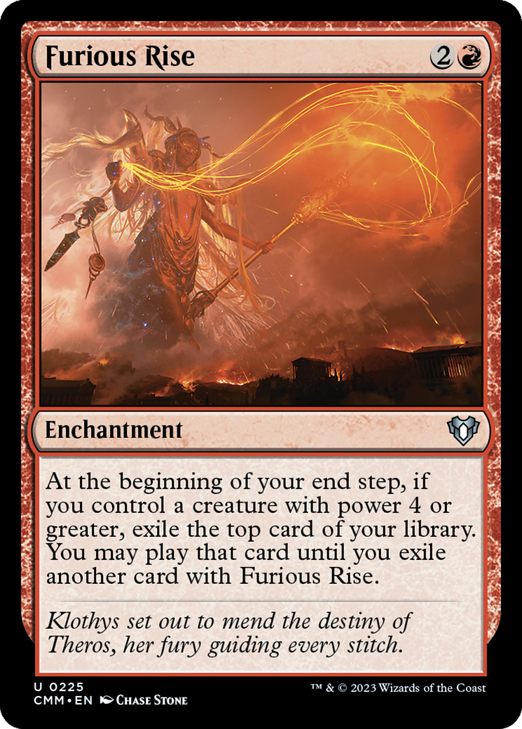 Furious Rise [Commander Masters] | The CG Realm