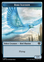 Thopter // Bird Illusion Double-Sided Token [Commander Masters Tokens] | The CG Realm