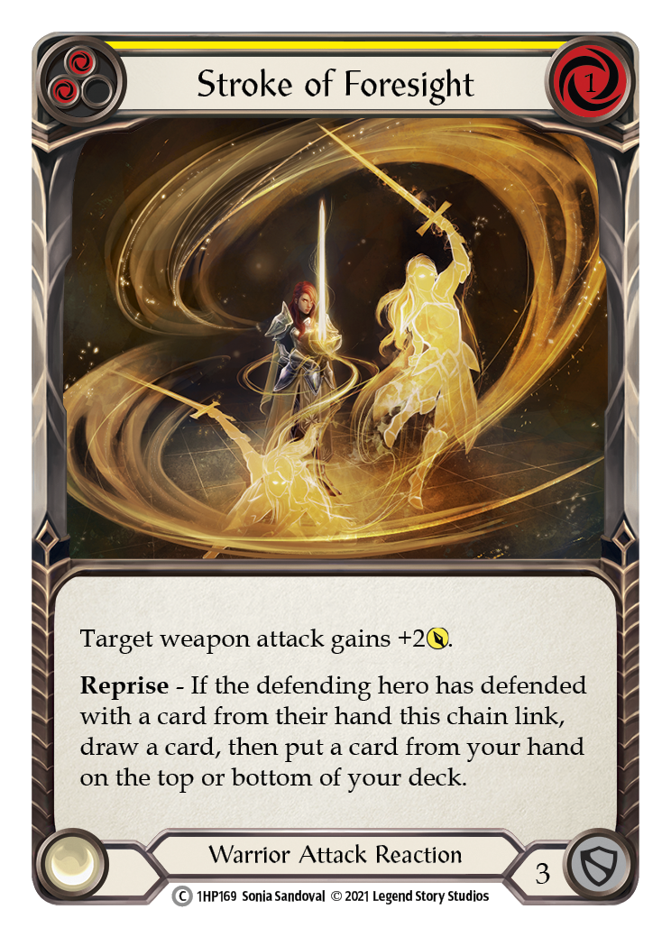 Stroke of Foresight (Yellow) [1HP169] (History Pack 1) | The CG Realm