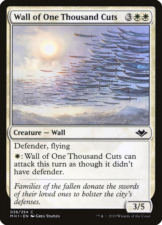 Wall of One Thousand Cuts [Modern Horizons] | The CG Realm