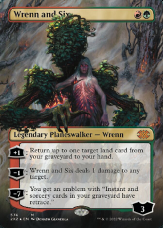 Wrenn and Six (Textured Foil) [Double Masters 2022] | The CG Realm