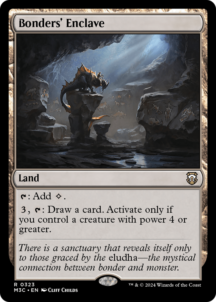 Bonders' Enclave (Ripple Foil) [Modern Horizons 3 Commander] | The CG Realm