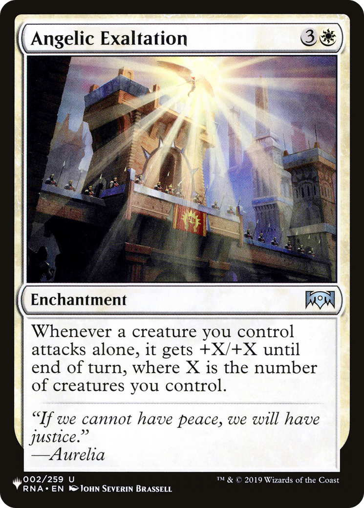 Angelic Exaltation [The List Reprints] | The CG Realm