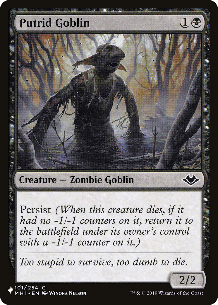 Putrid Goblin [The List Reprints] | The CG Realm