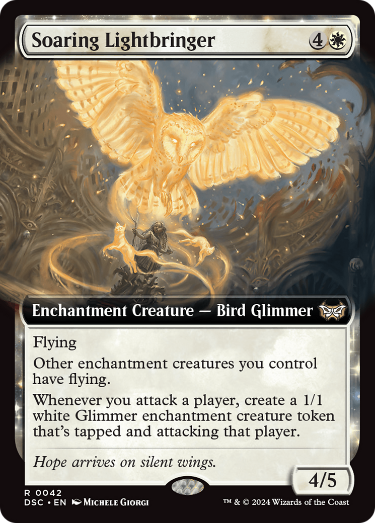 Soaring Lightbringer (Extended Art) [Duskmourn: House of Horror Commander] | The CG Realm