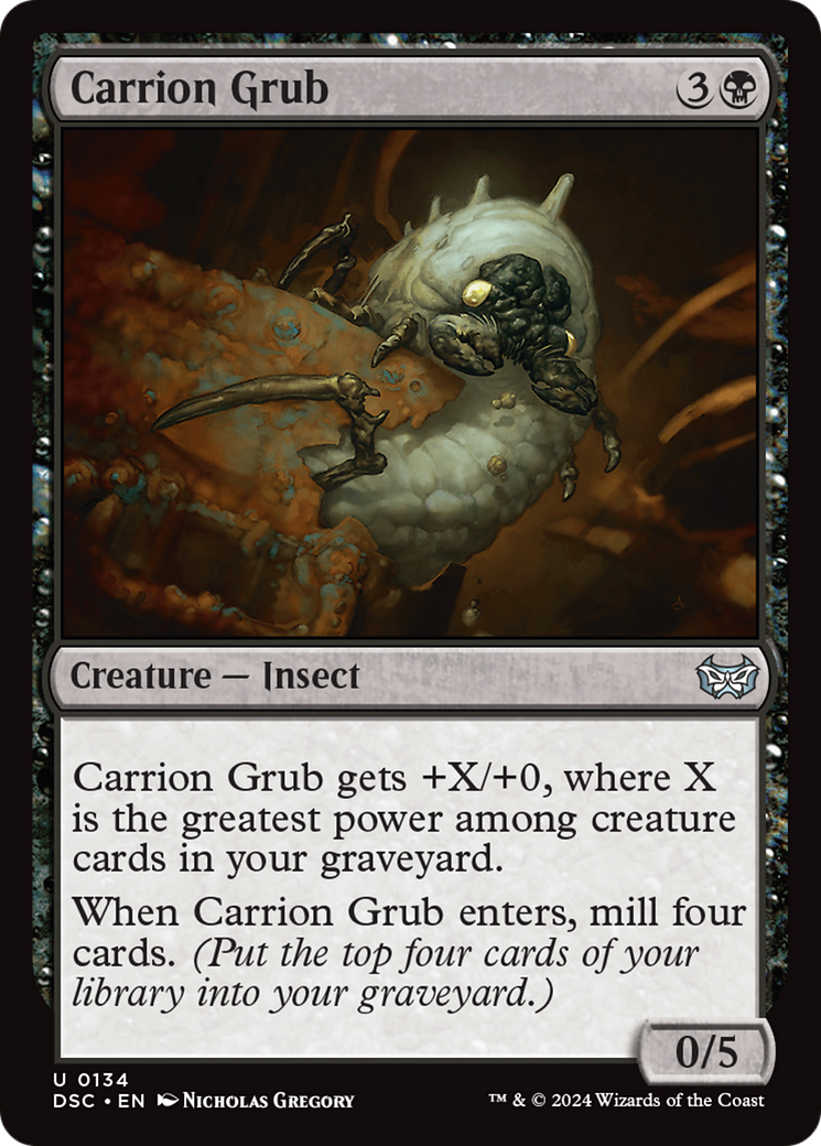 Carrion Grub [Duskmourn: House of Horror Commander] | The CG Realm