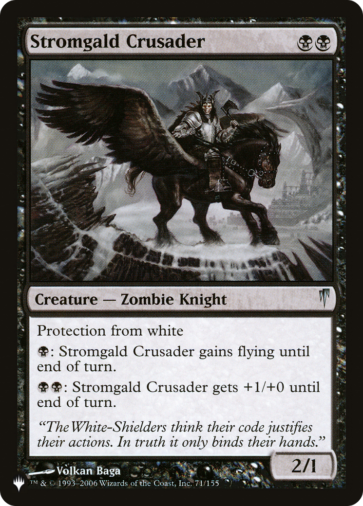 Stromgald Crusader [The List Reprints] | The CG Realm