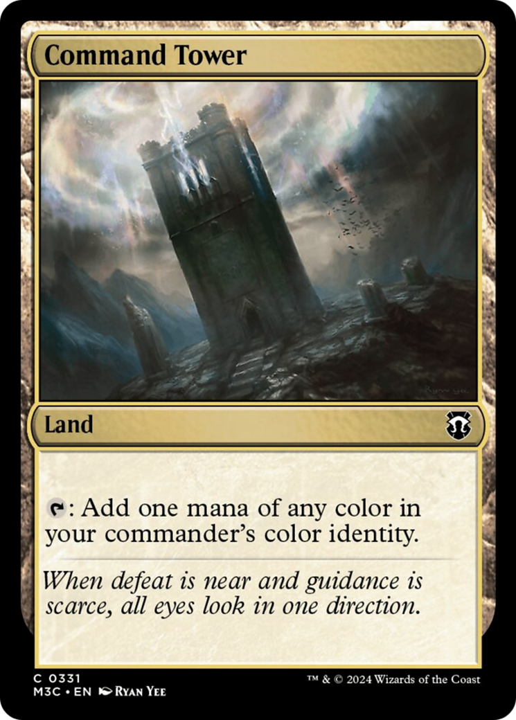 Command Tower (Ripple Foil) [Modern Horizons 3 Commander] | The CG Realm