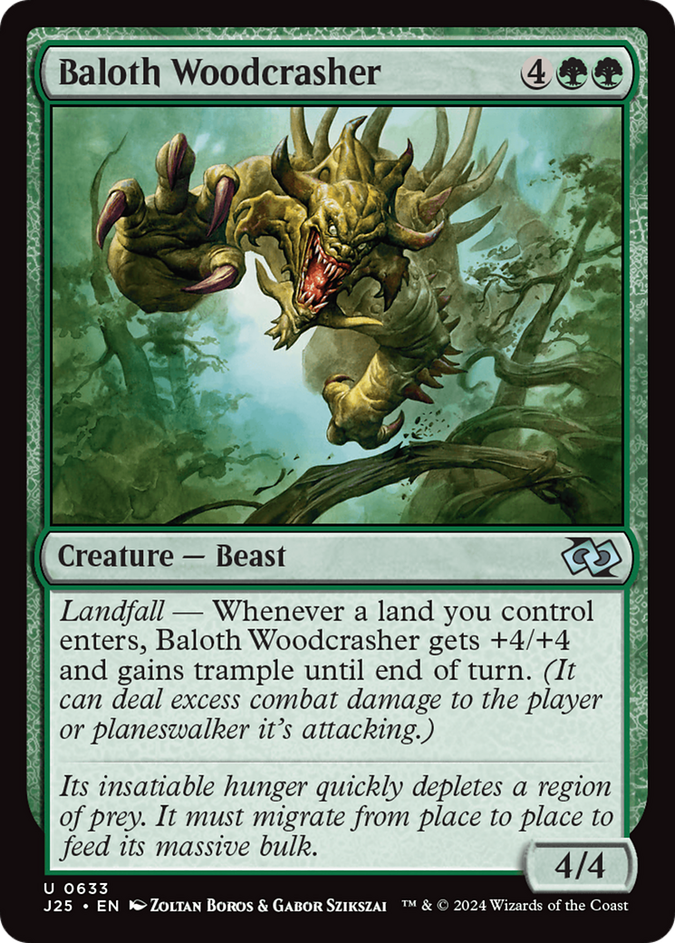 Baloth Woodcrasher [Foundations Jumpstart] | The CG Realm