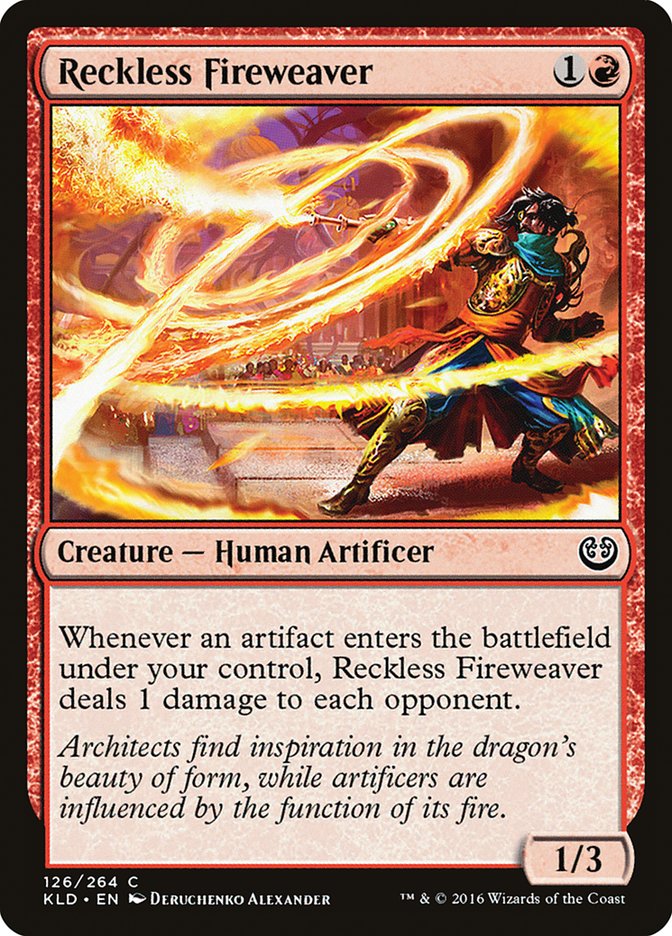 Reckless Fireweaver [Kaladesh] | The CG Realm