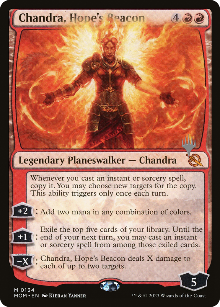 Chandra, Hope's Beacon (Promo Pack) [March of the Machine Promos] | The CG Realm