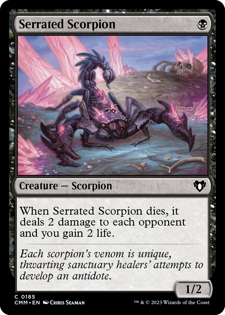 Serrated Scorpion [Commander Masters] | The CG Realm