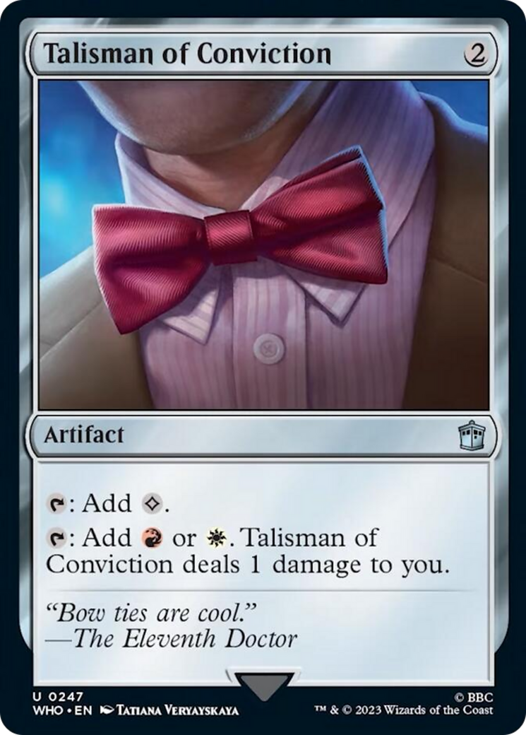 Talisman of Conviction [Doctor Who] | The CG Realm