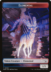 Elemental (09) // Dinosaur Double-Sided Token [March of the Machine Tokens] | The CG Realm