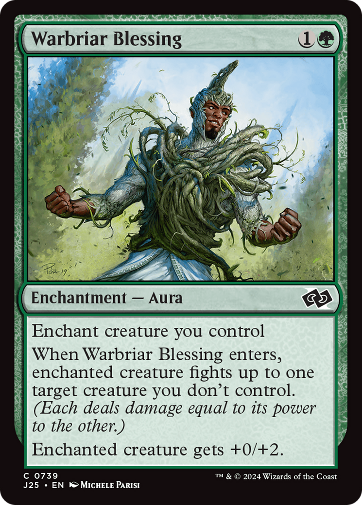 Warbriar Blessing [Foundations Jumpstart] | The CG Realm