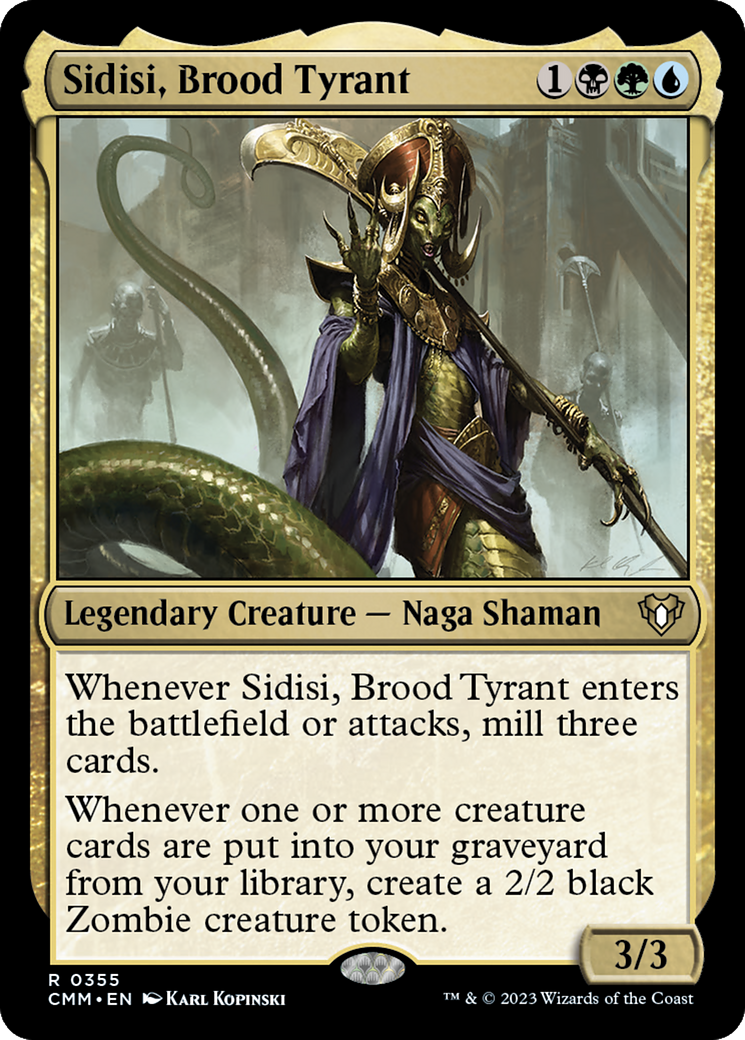 Sidisi, Brood Tyrant [Commander Masters] | The CG Realm