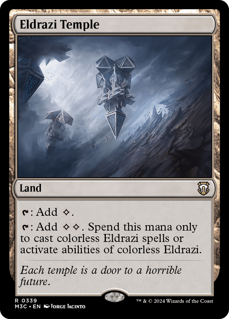 Eldrazi Temple (Ripple Foil) [Modern Horizons 3 Commander] | The CG Realm