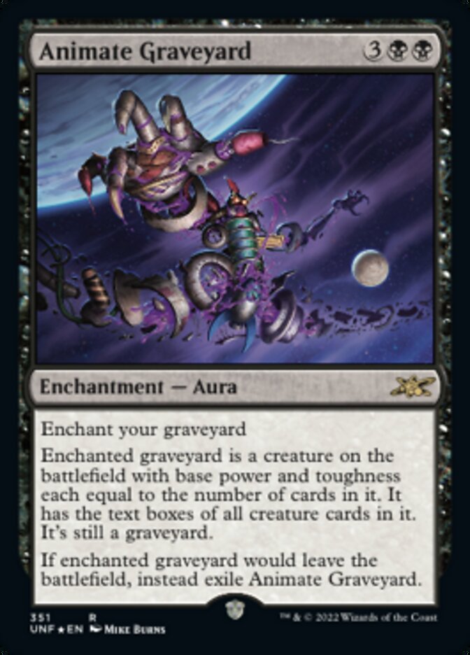 Animate Graveyard (Galaxy Foil) [Unfinity] | The CG Realm