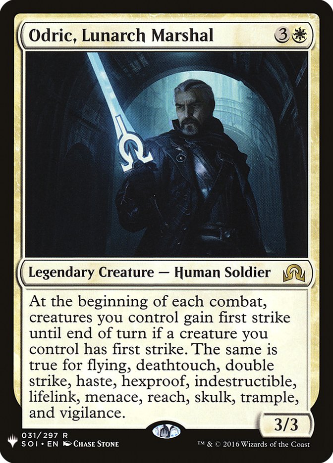 Odric, Lunarch Marshal [The List] | The CG Realm