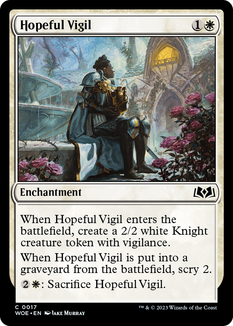 Hopeful Vigil [Wilds of Eldraine] | The CG Realm