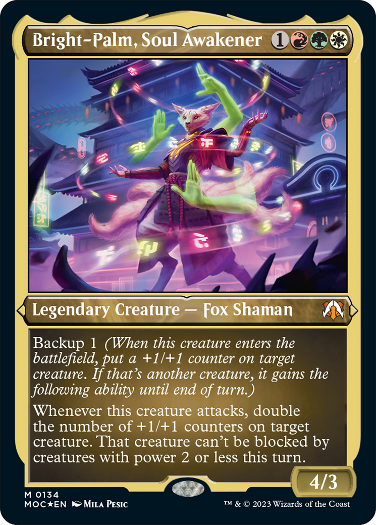 Bright-Palm, Soul Awakener (Display Commander) [March of the Machine Commander] | The CG Realm