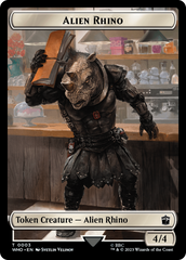 Alien Rhino // Alien Salamander Double-Sided Token [Doctor Who Tokens] | The CG Realm