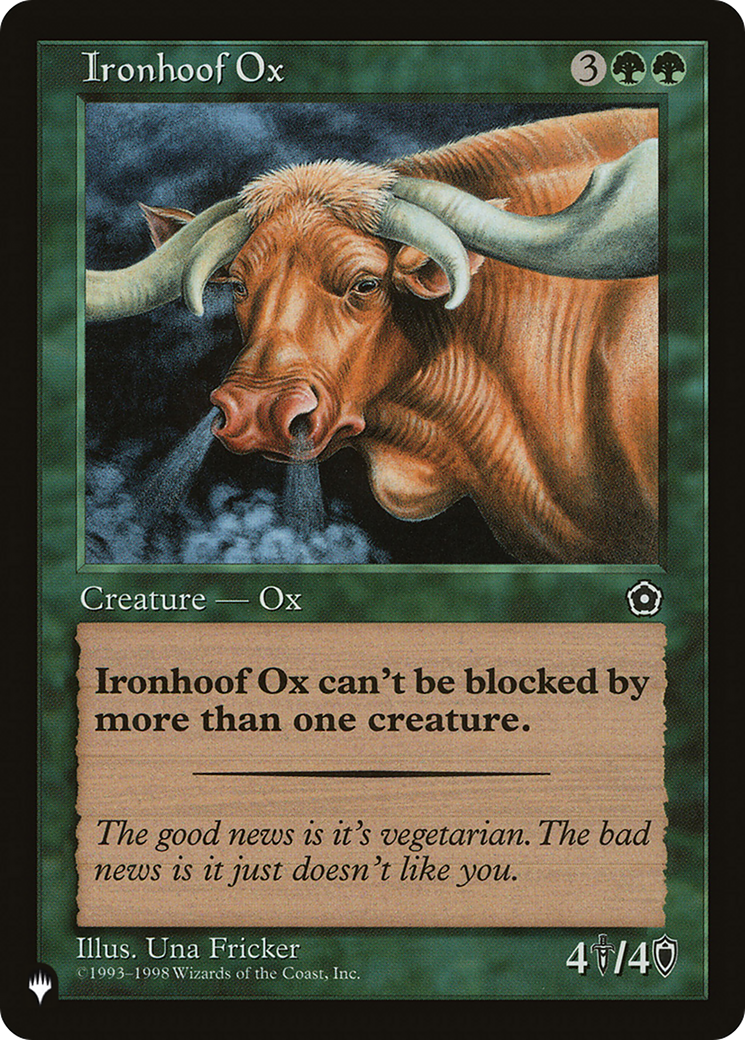 Ironhoof Ox [The List Reprints] | The CG Realm