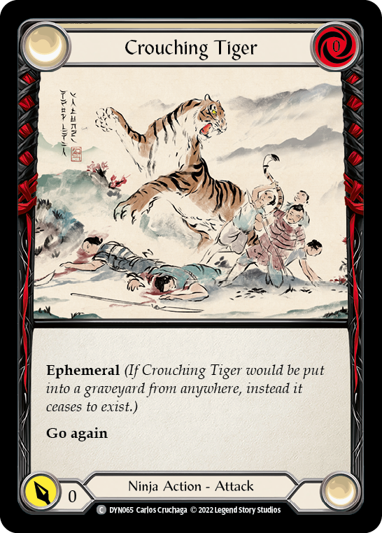 Crouching Tiger [DYN065] (Dynasty)  Rainbow Foil | The CG Realm