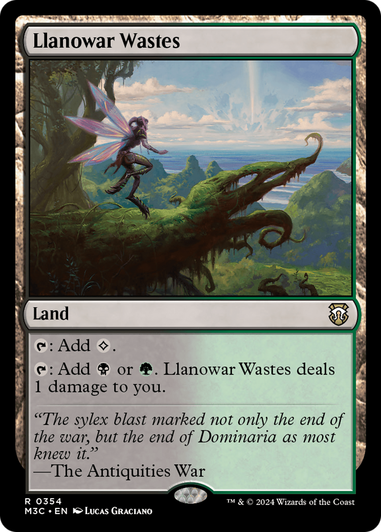 Llanowar Wastes (Ripple Foil) [Modern Horizons 3 Commander] | The CG Realm