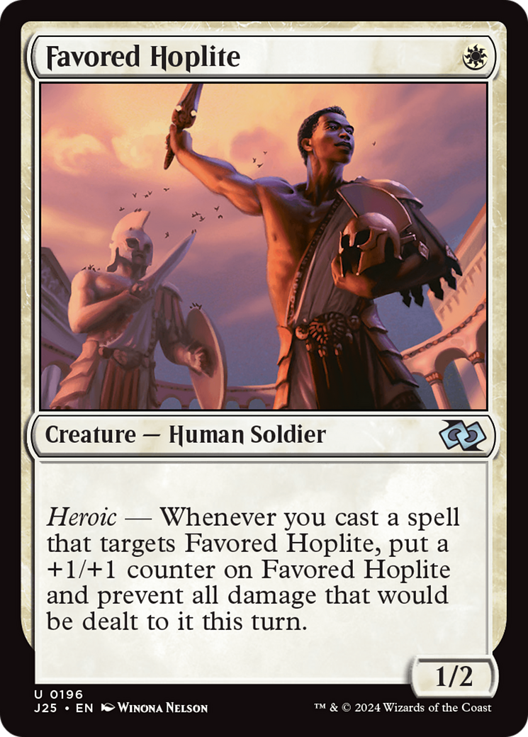 Favored Hoplite [Foundations Jumpstart] | The CG Realm