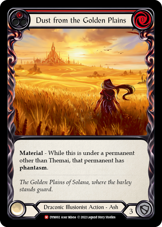 Dust from the Golden Plains [DYN002] (Dynasty)  Rainbow Foil | The CG Realm