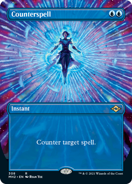 Counterspell (Borderless Alternate Art) [Modern Horizons 2] | The CG Realm