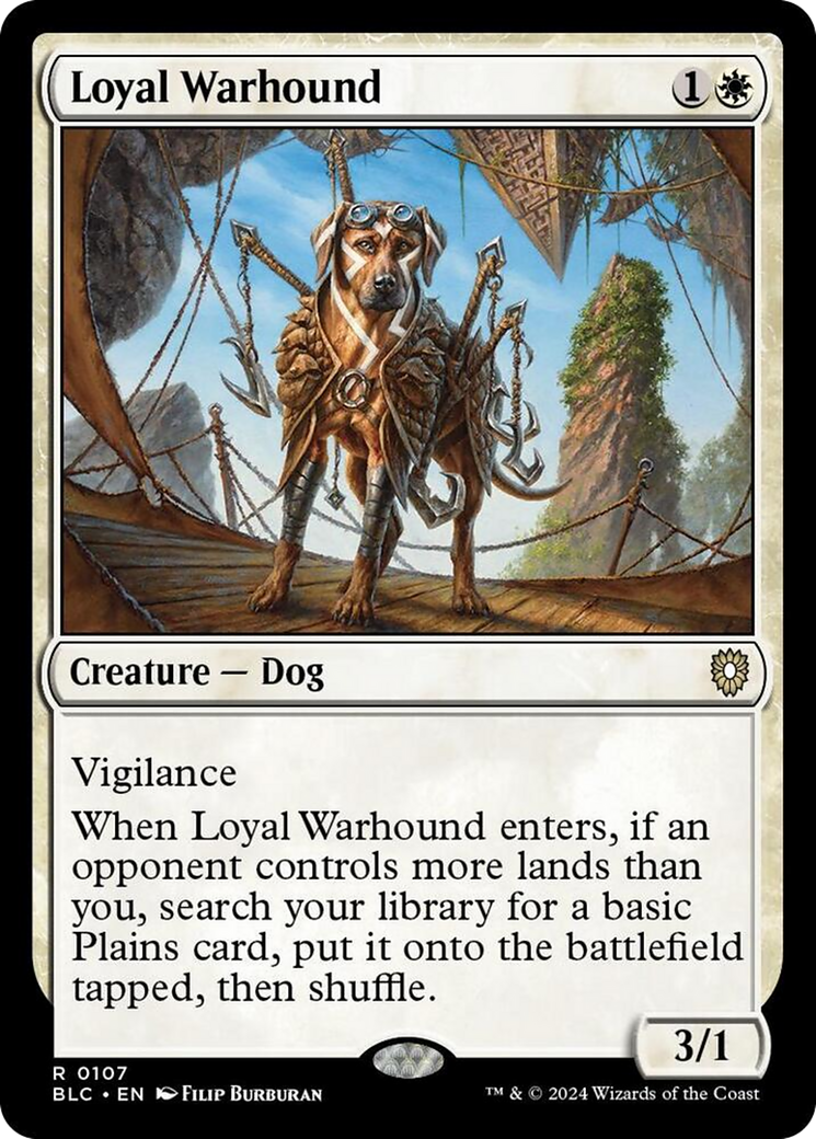 Loyal Warhound [Bloomburrow Commander] | The CG Realm