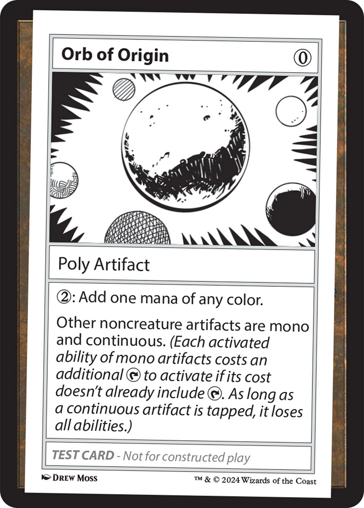 Orb of Origin [Mystery Booster 2 Playtest Cards] | The CG Realm