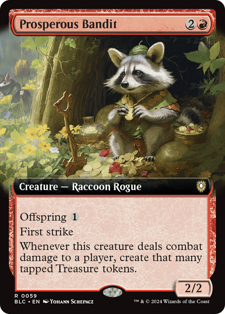 Prosperous Bandit (Extended Art) [Bloomburrow Commander] | The CG Realm