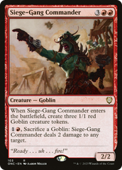 Siege-Gang Commander [Phyrexia: All Will Be One Commander] | The CG Realm