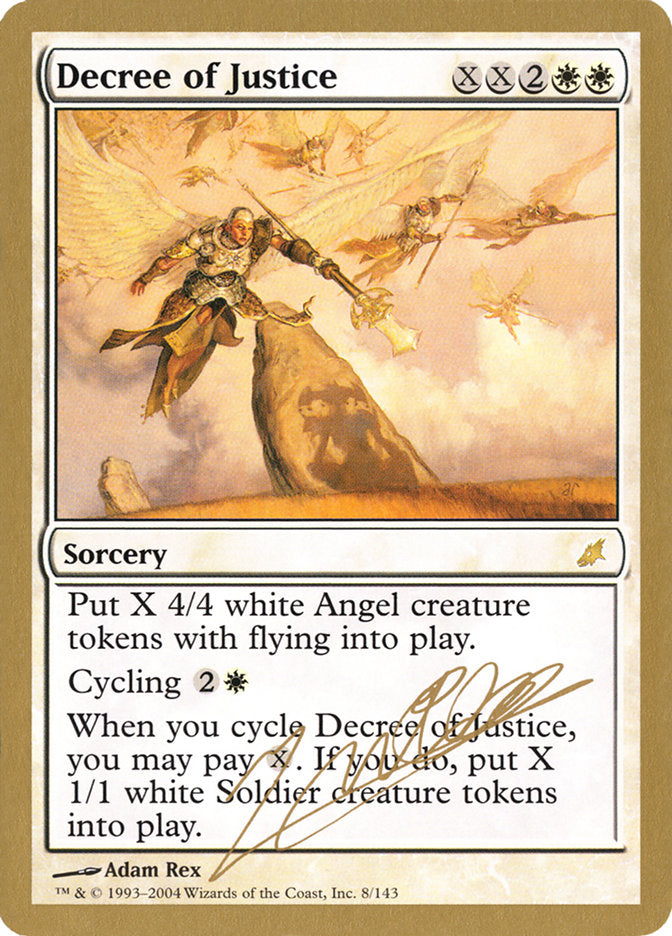 Decree of Justice (Julien Nuijten) [World Championship Decks 2004] | The CG Realm